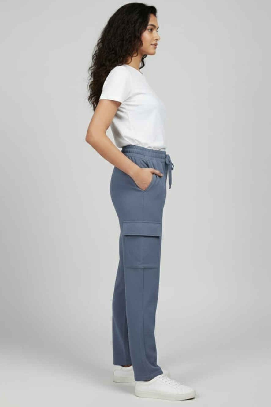 Women’s Dark Grey Cargo Pants