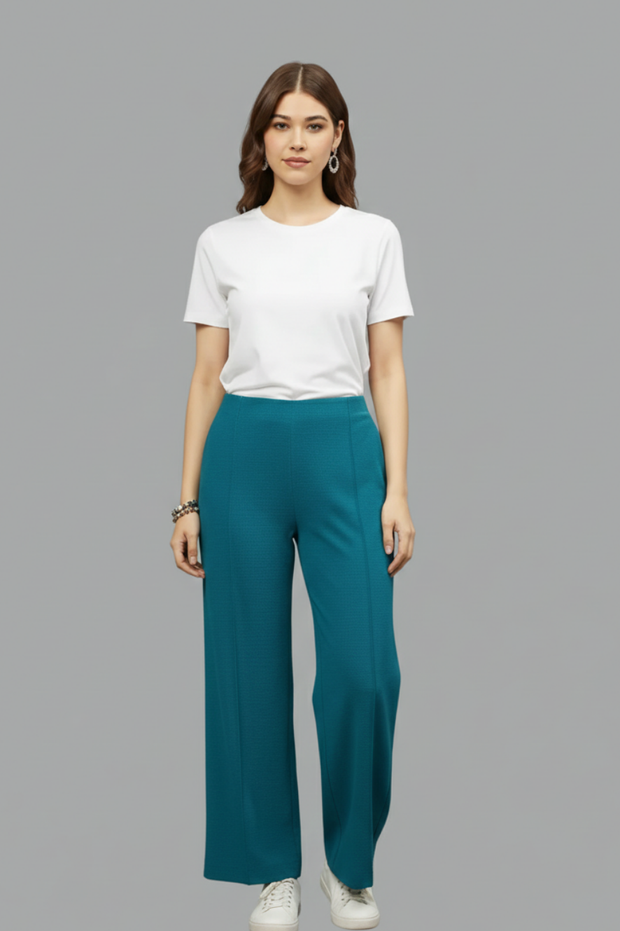 Turquoise Blue Women’s Trousers