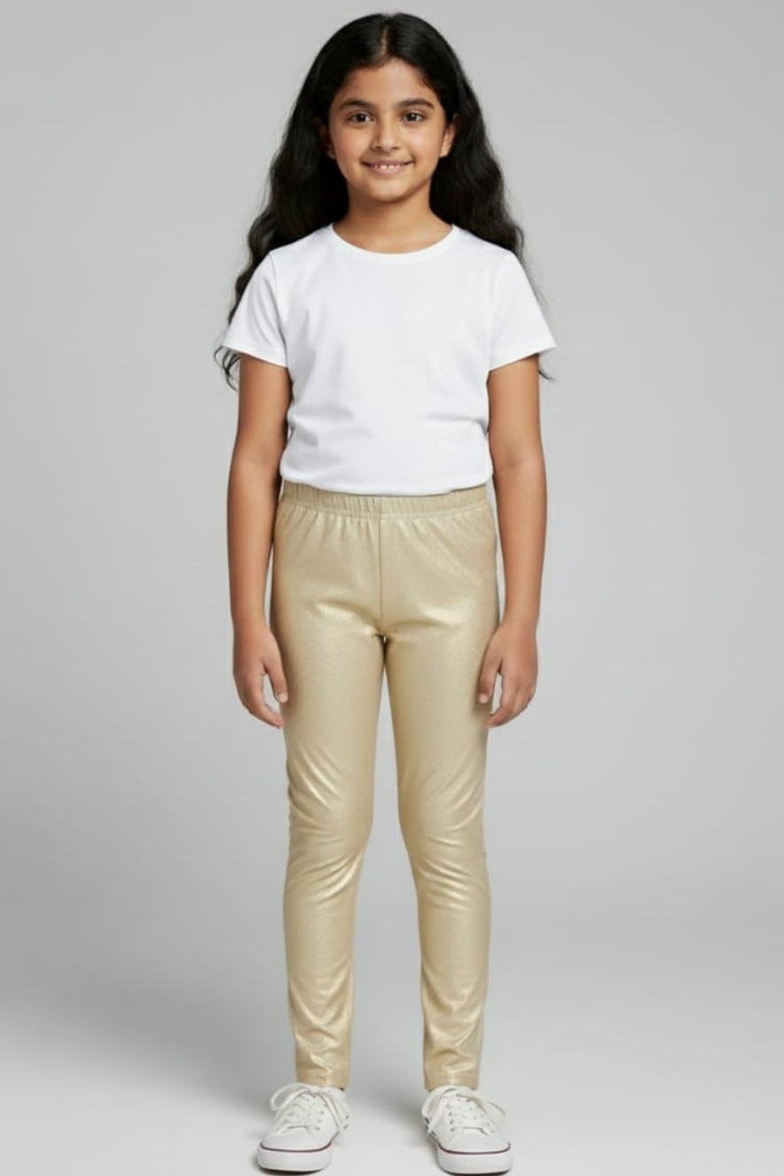 Light Gold Shimmer Leggings