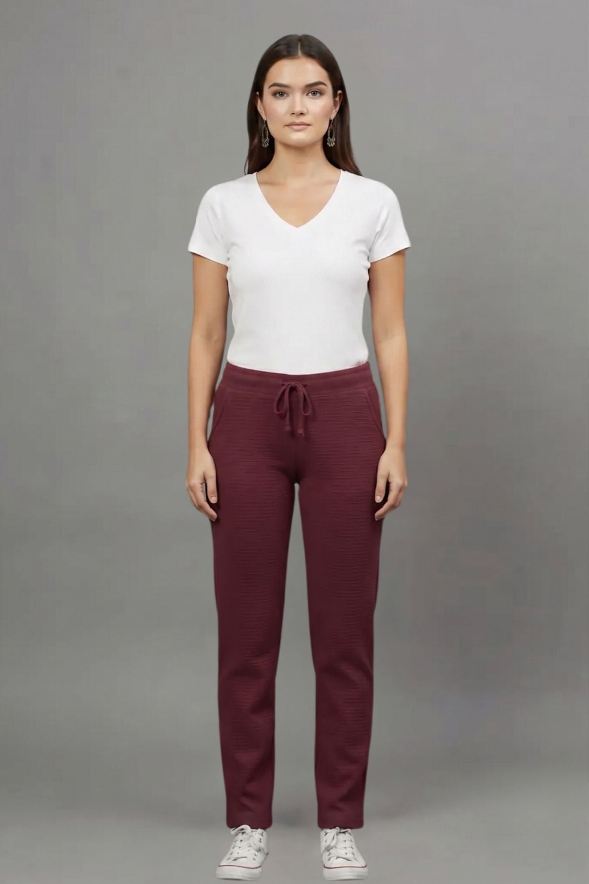 Maroon Women's Fukuro Pants