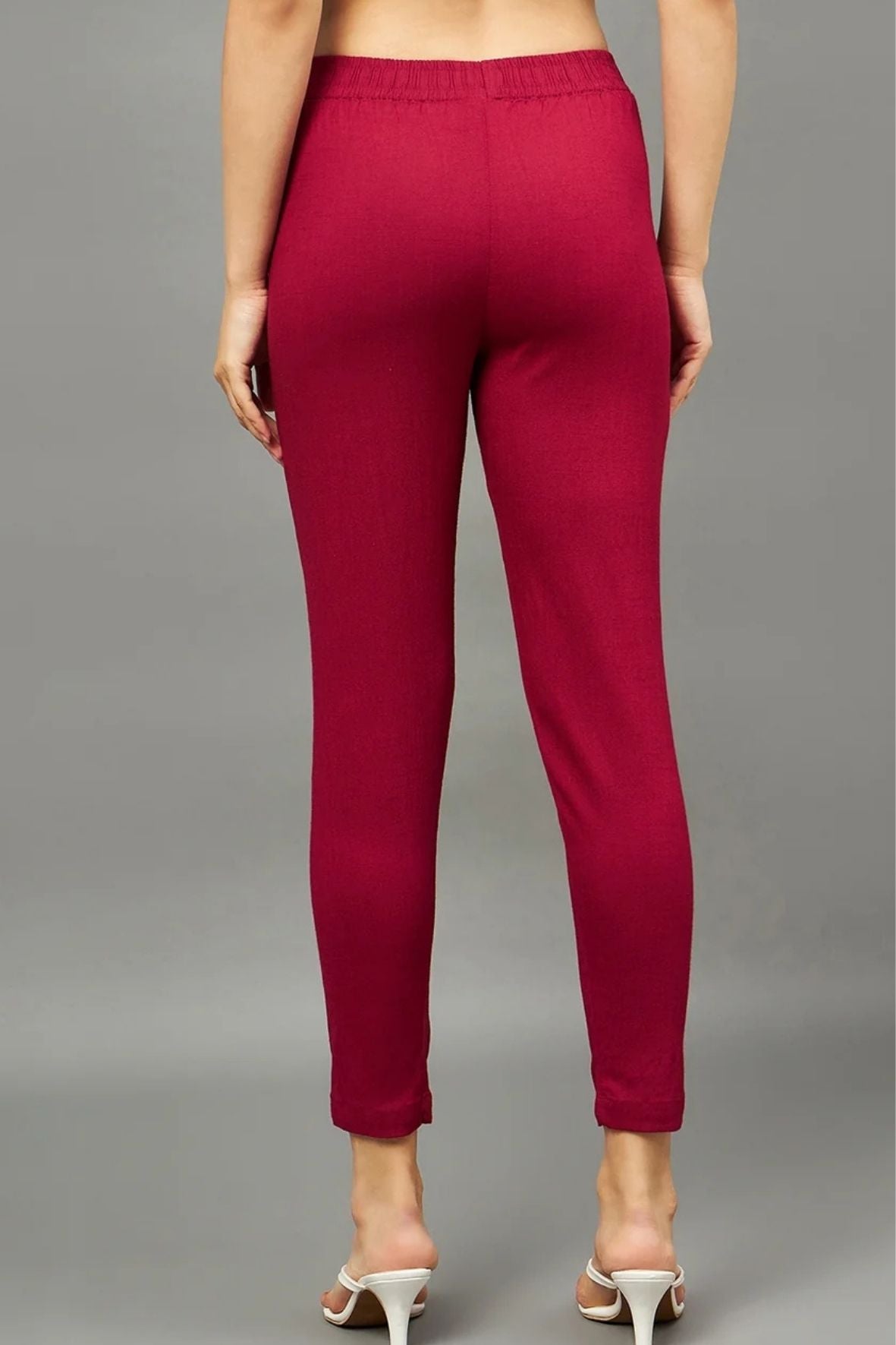 Maroon Colour Straight Pant