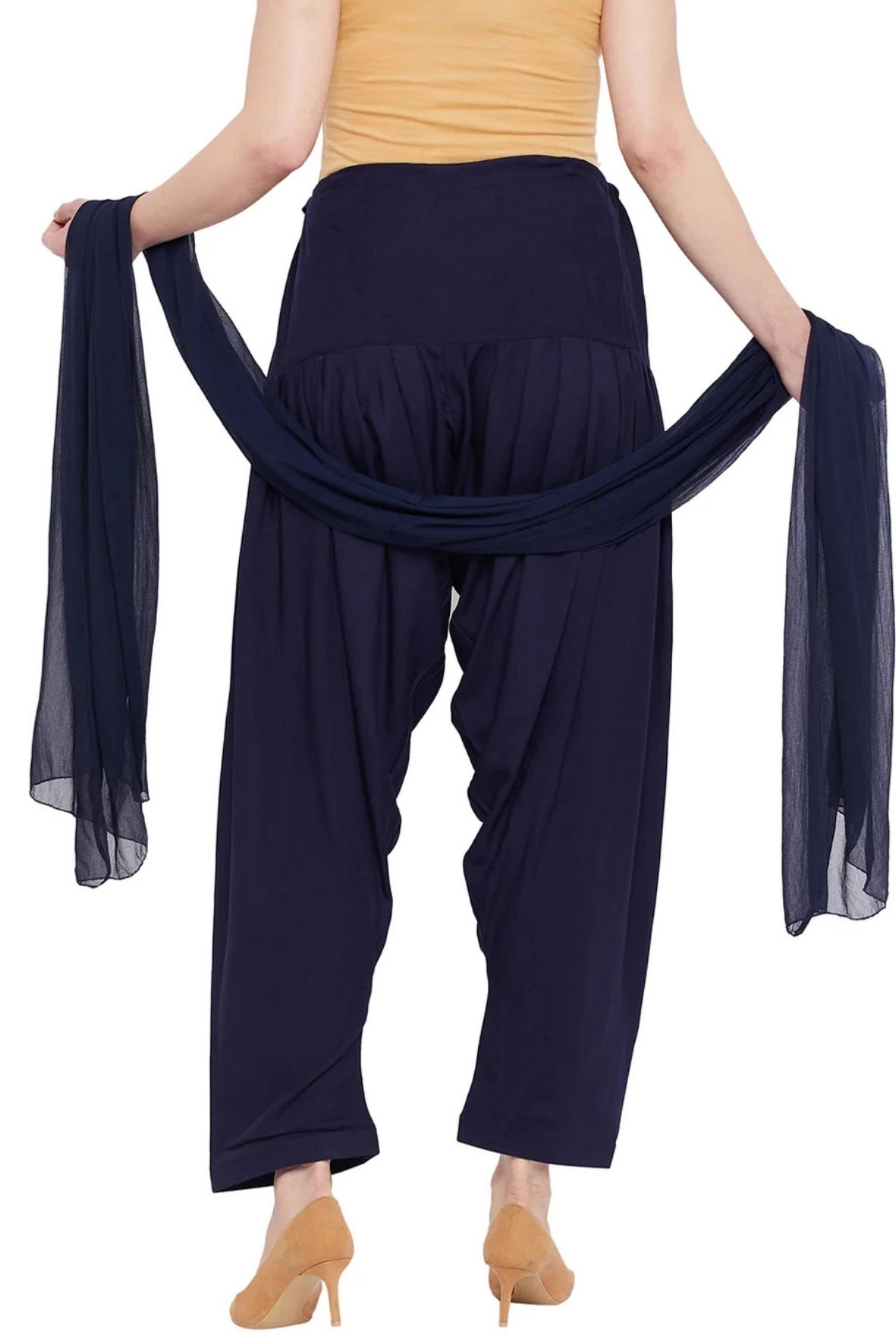 Navy Blue Rayon Patiala(No Duppatta)