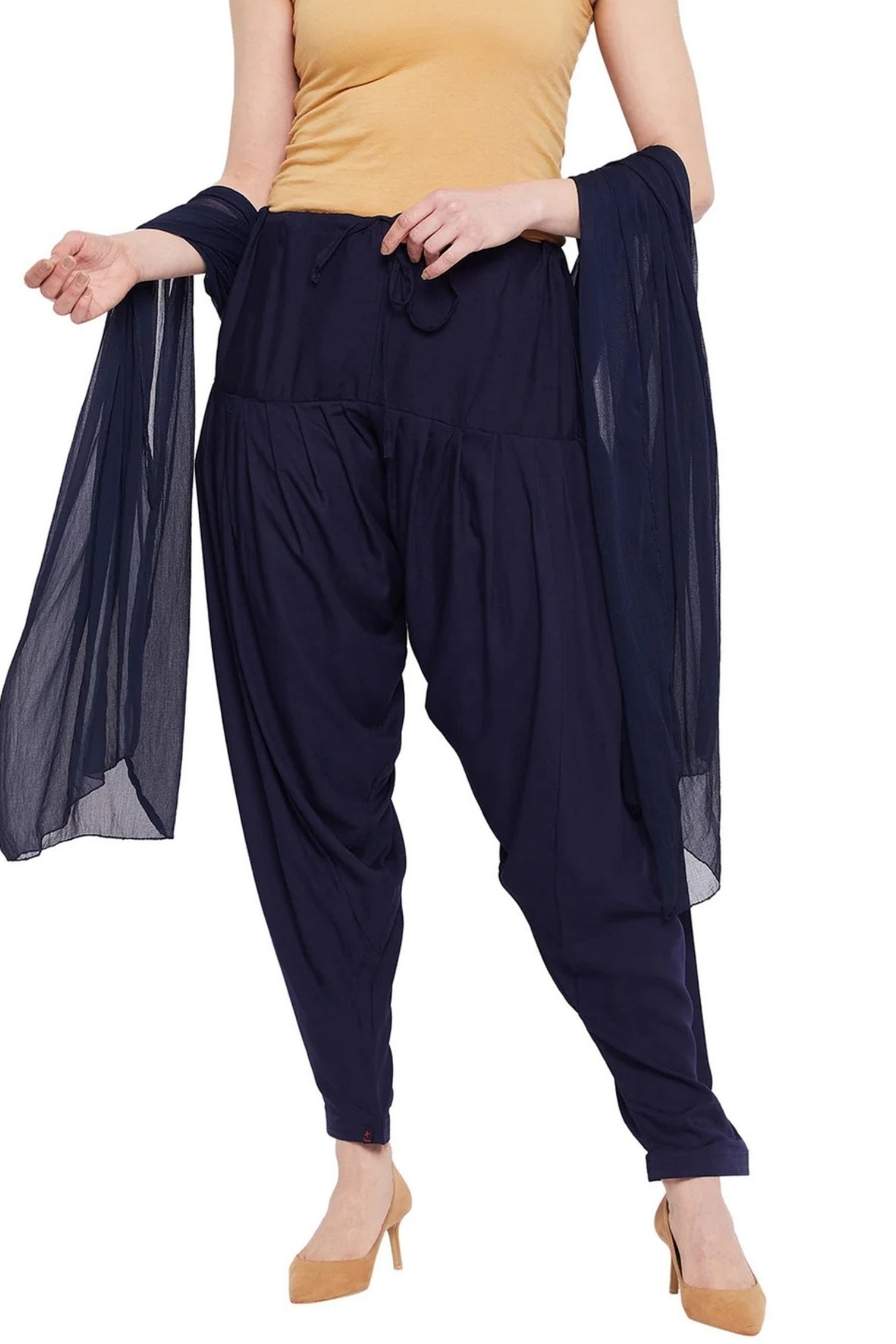 Navy Blue Rayon Patiala(No Duppatta)