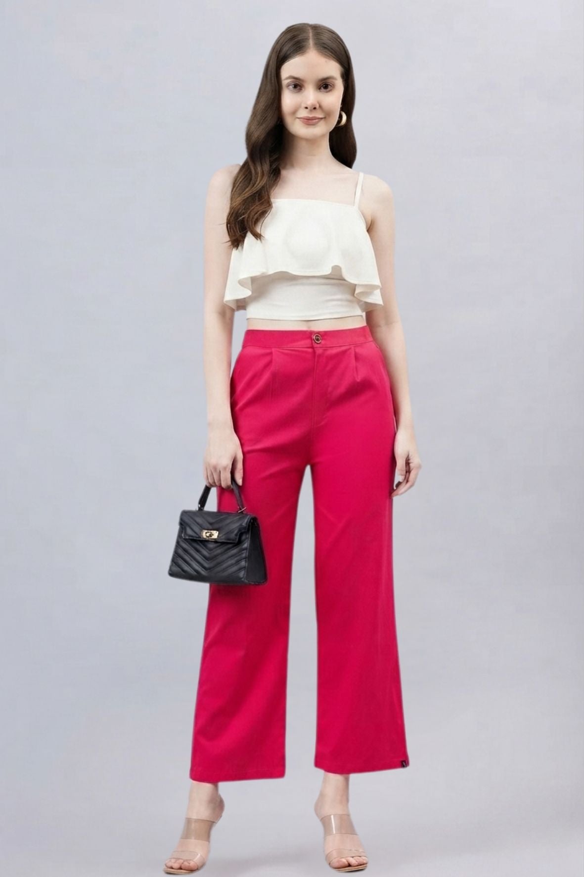 Pink Bell Bottom Pants