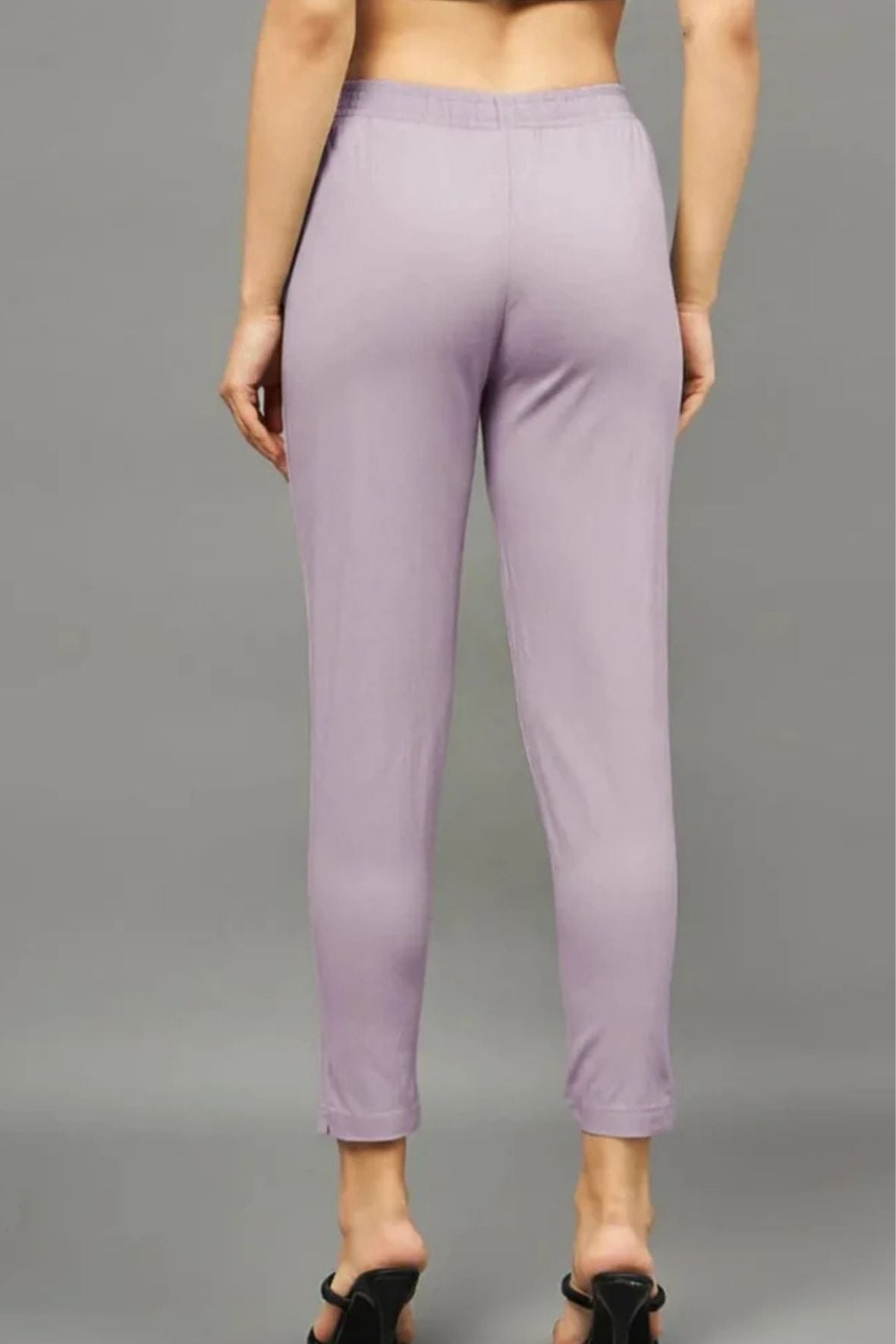 Purple Pink Colour Straight Pant