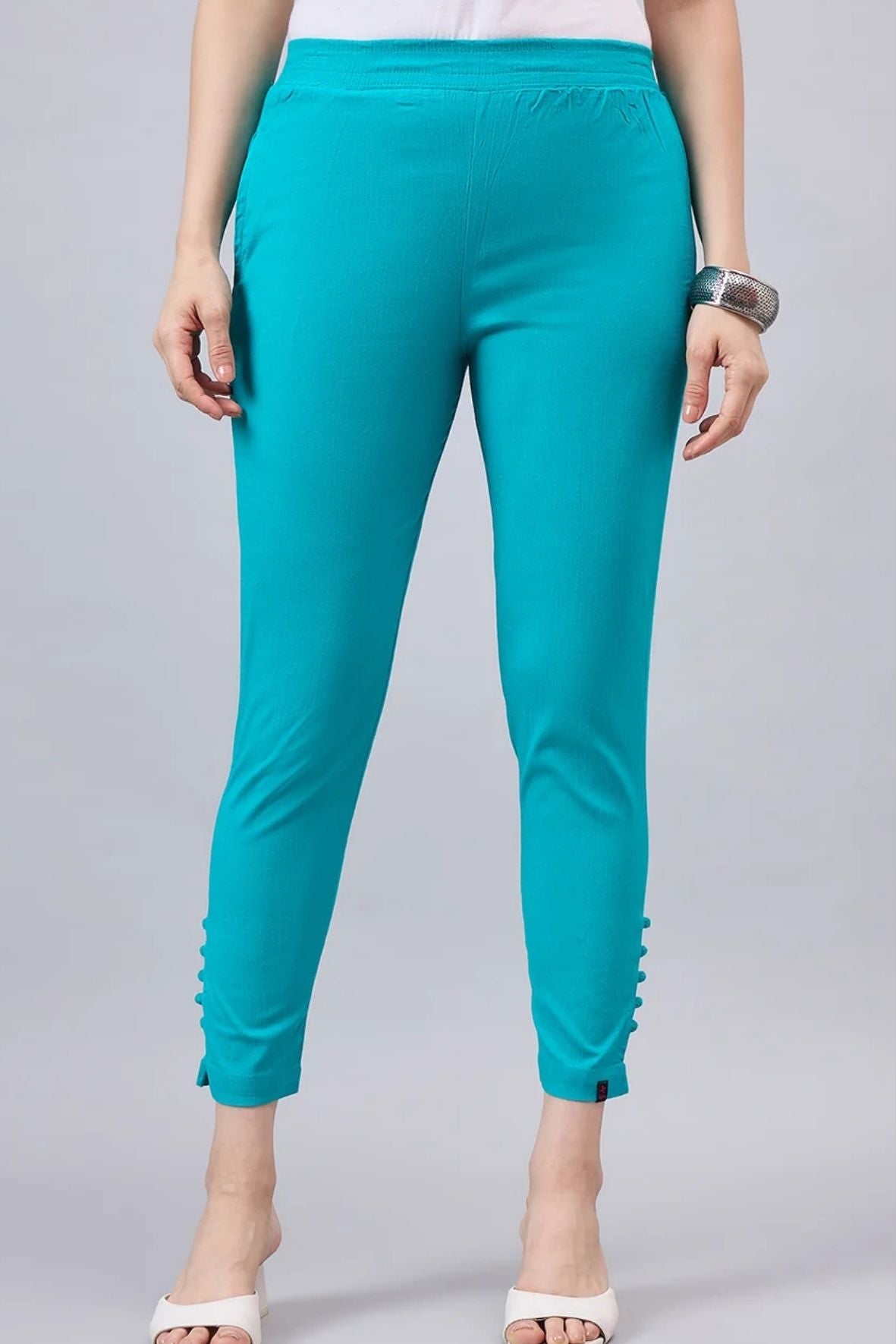 Rama Green Regular Fit Potli Pants