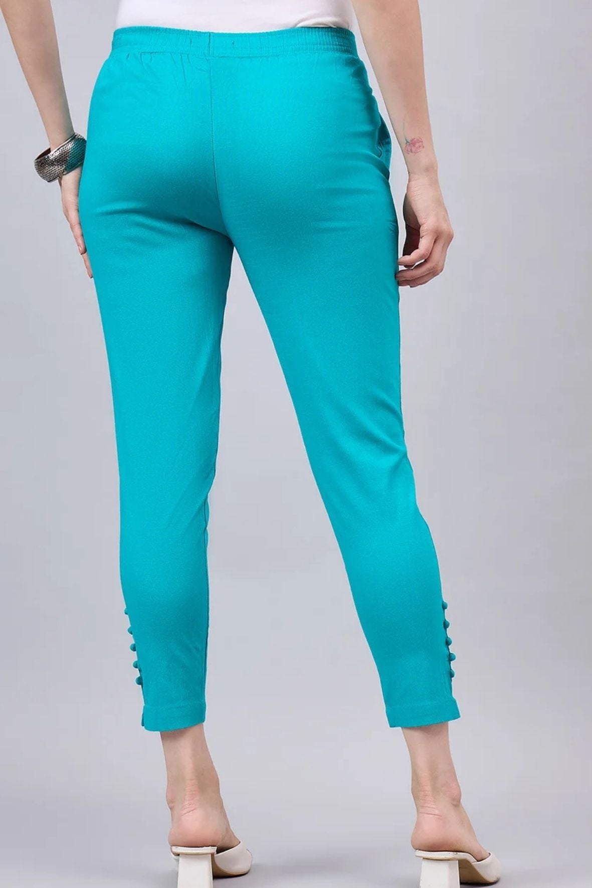 Rama Green Regular Fit Potli Pants