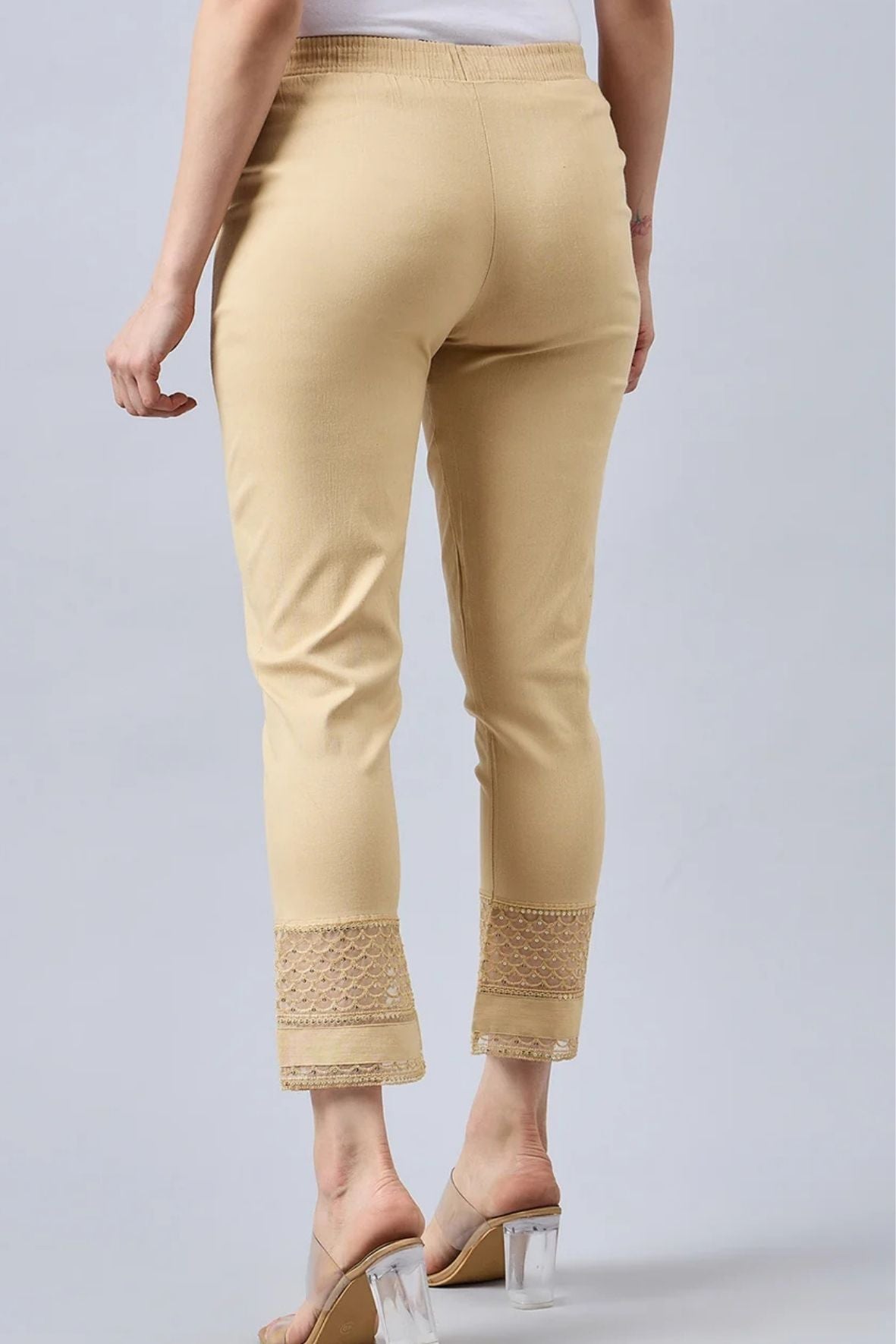 Skin Sequin Lace Pants