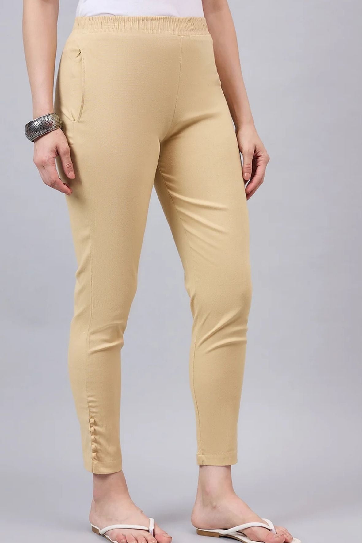 Skin Regular Fit Potli Pants
