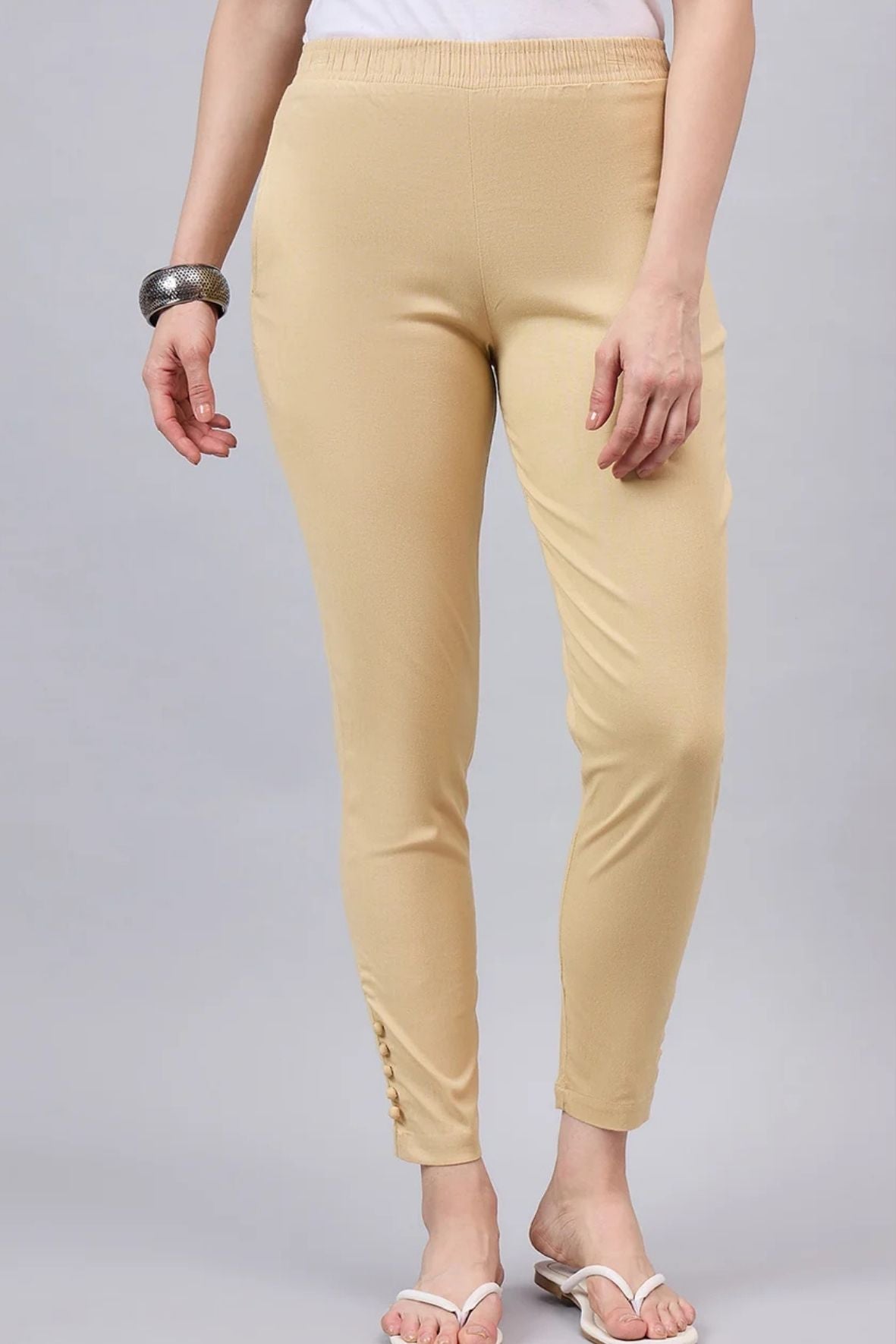 Skin Regular Fit Potli Pants