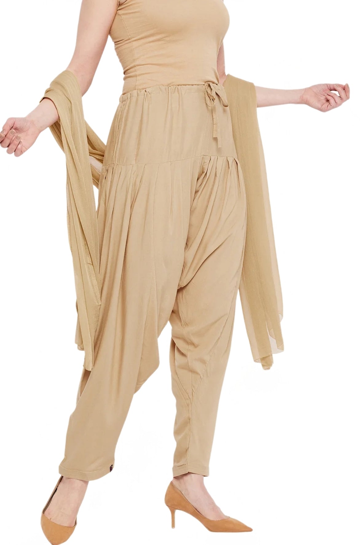 Skin Rayon Plain Patiala(No Duppatta)