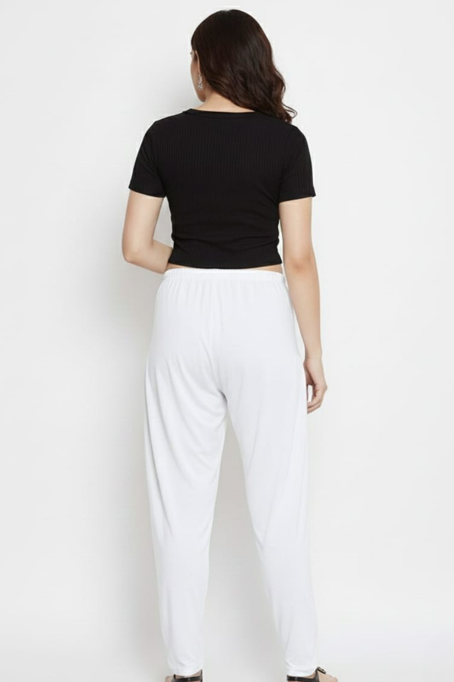 Pure White Plain Viscose Patiala