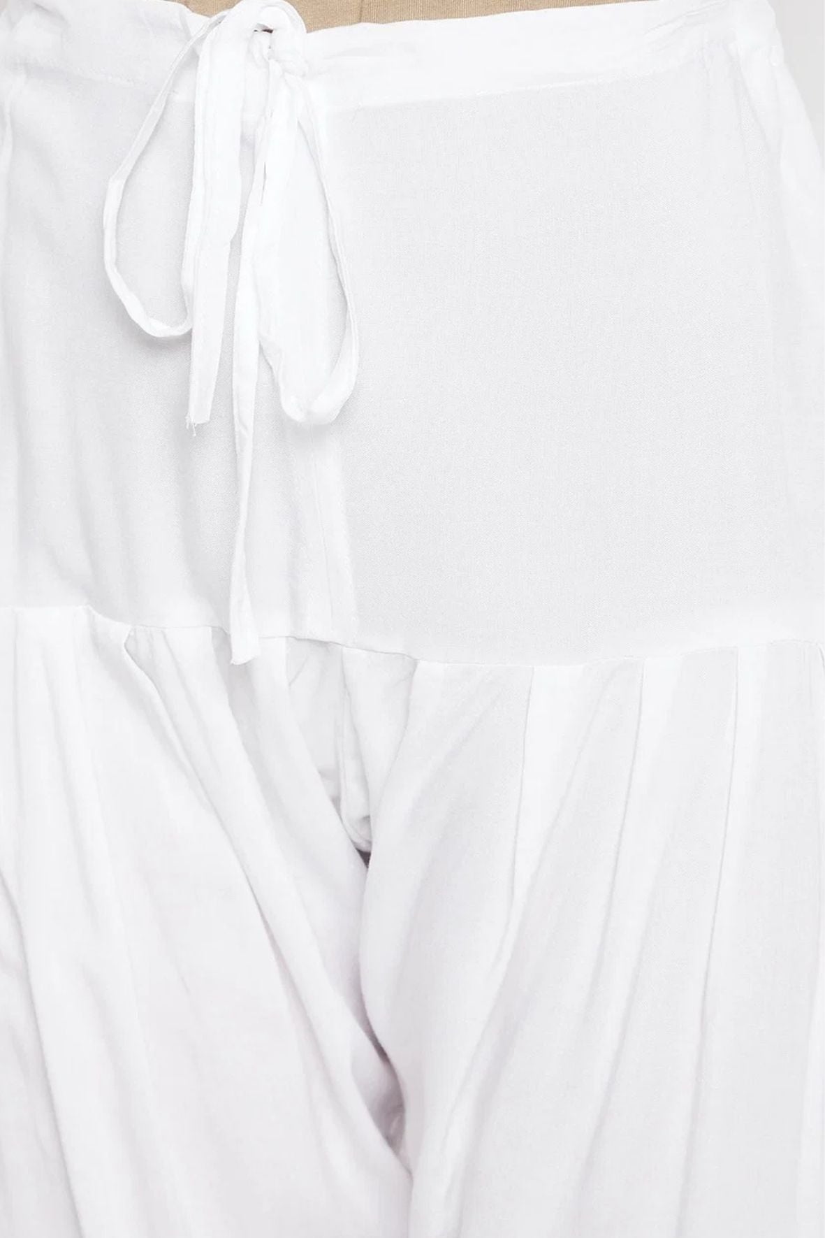 White Rayon Plain Patiala(No Duppatta)