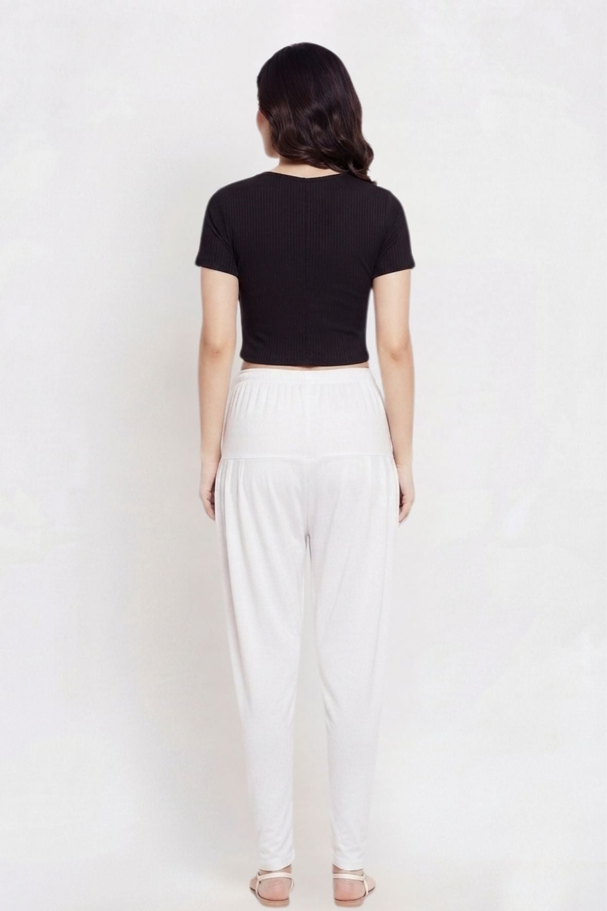 Pure White Plain Viscose Patiala