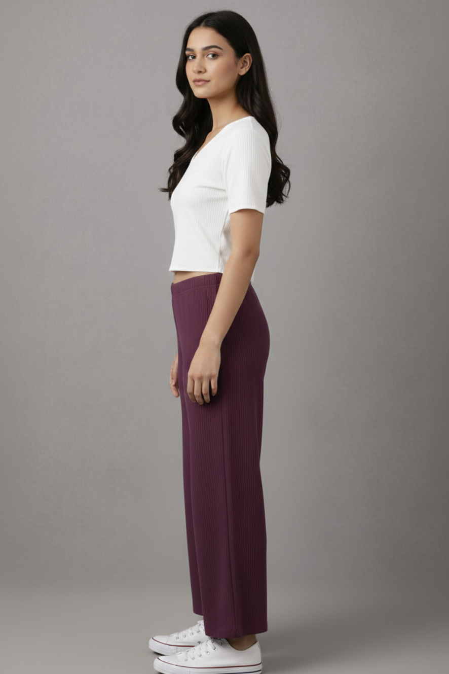 Wine Zara Rib Palazzo