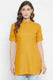 White Solid Coloured Short Kurti - 32" Length