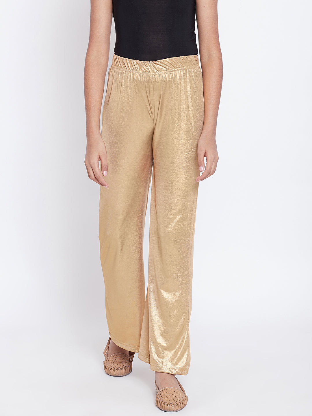 Kids Gold Shimmer Palazzo