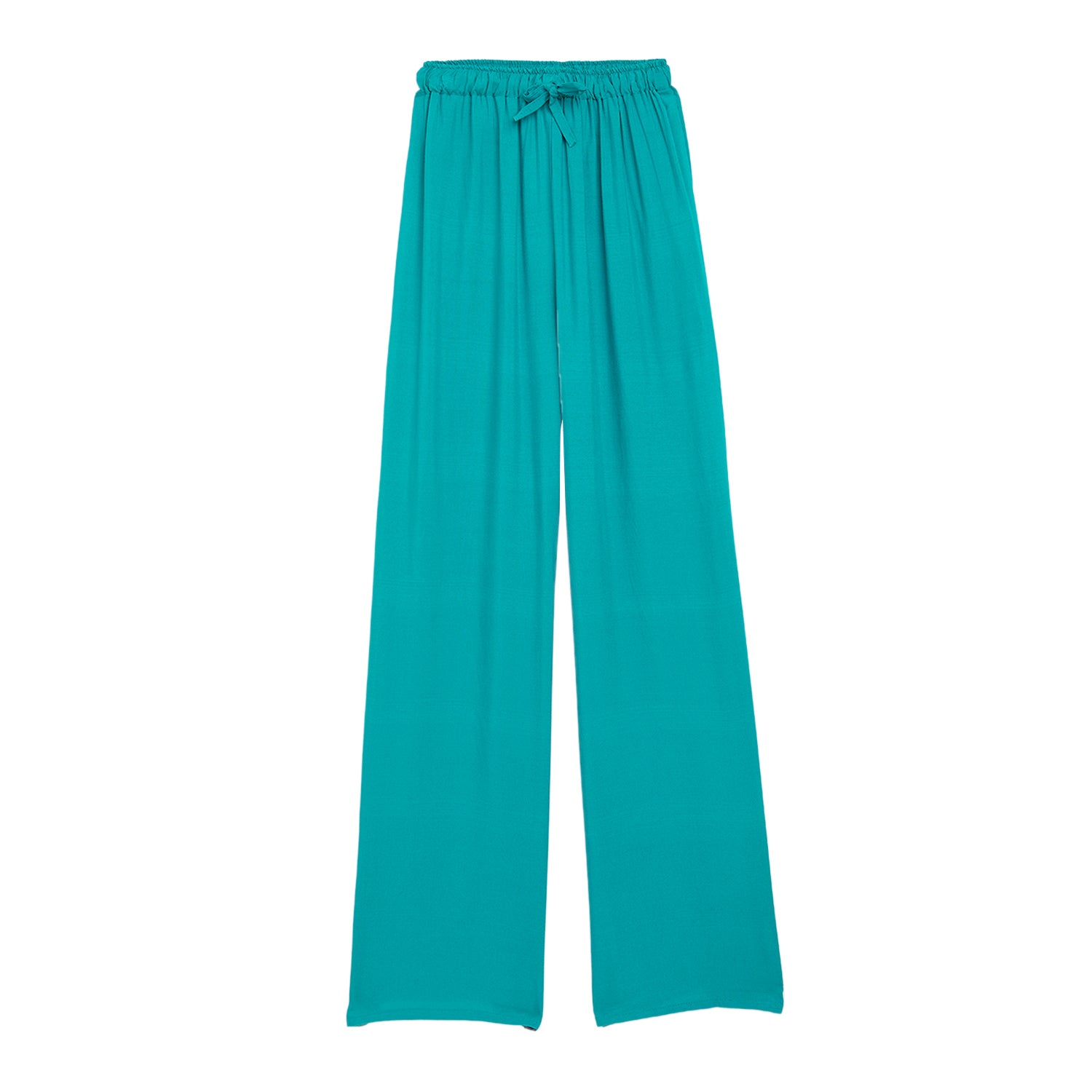 Kids Turquoise Rayon Palazzo