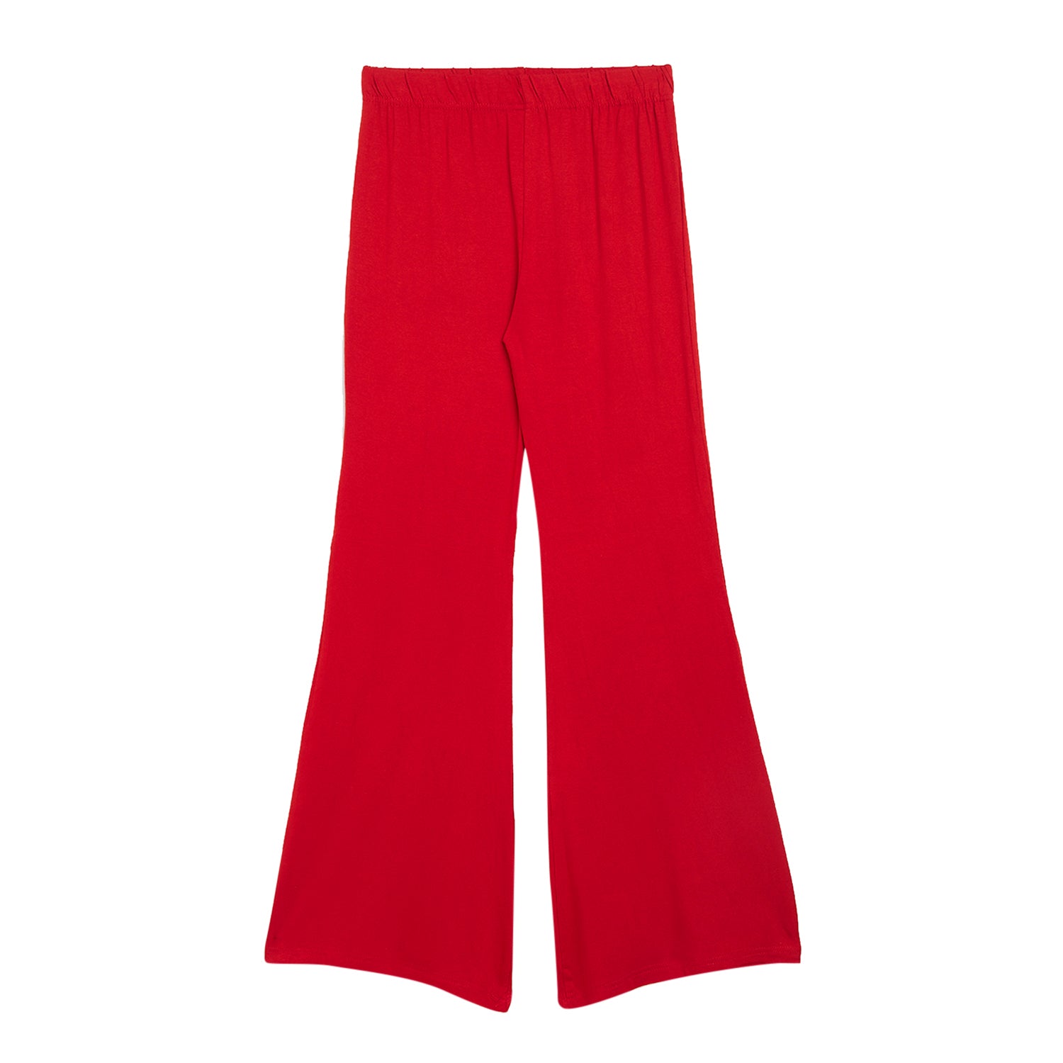 Red Viscose Palazzo
