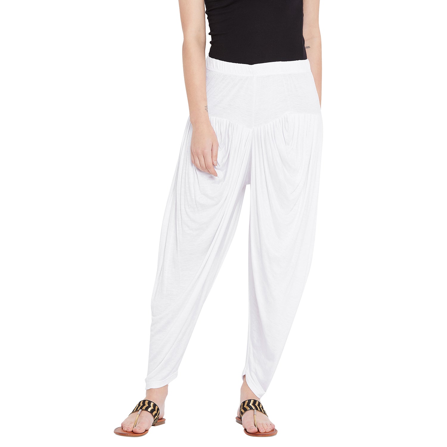 White Viscose Plain Dhoti