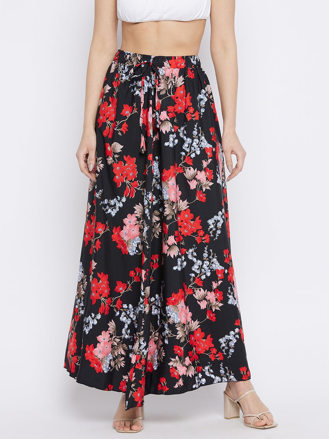Red Peach Blossom Skirt