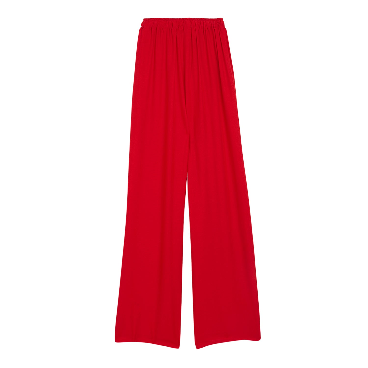 Kids Red Rayon Palazzo