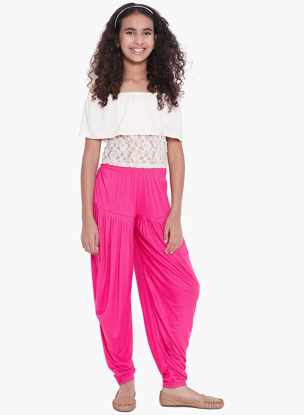 Maroon Viscose Dhoti Pants