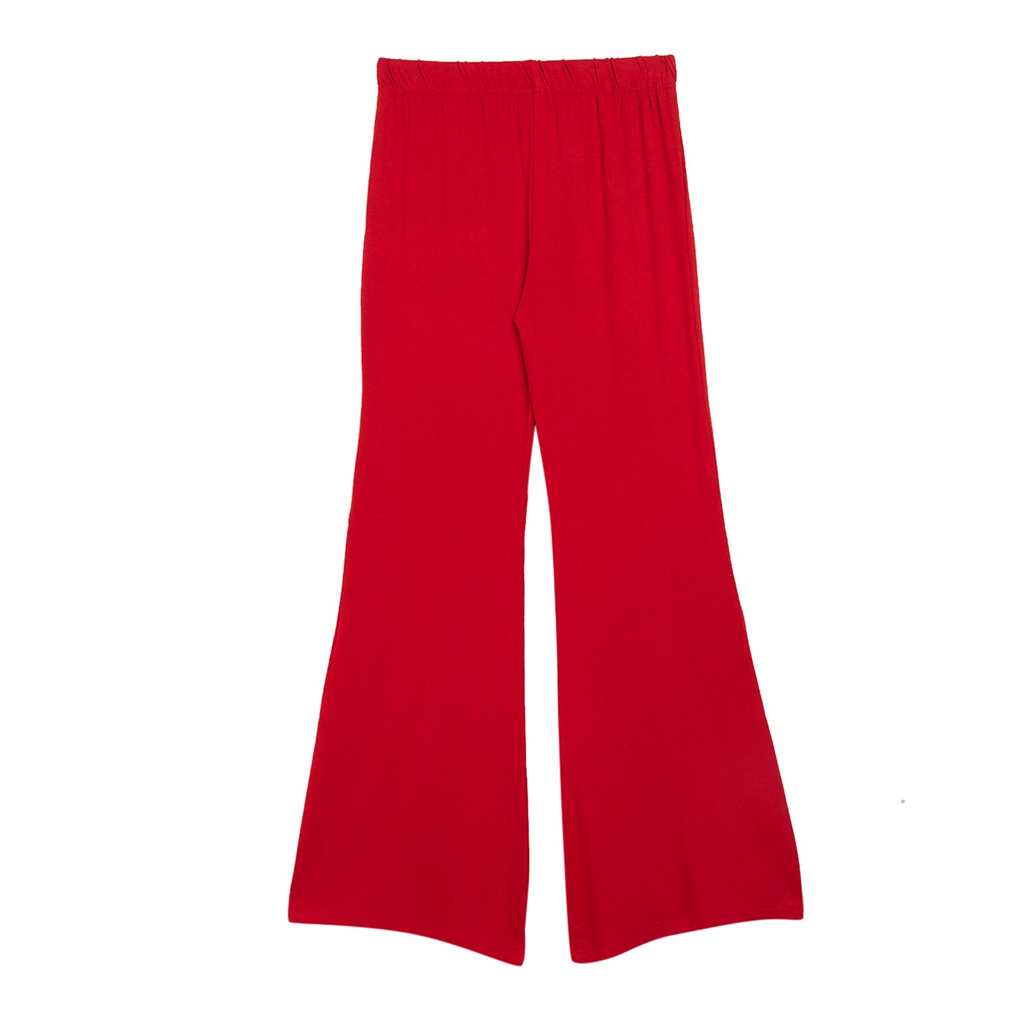 Red Viscose Palazzo