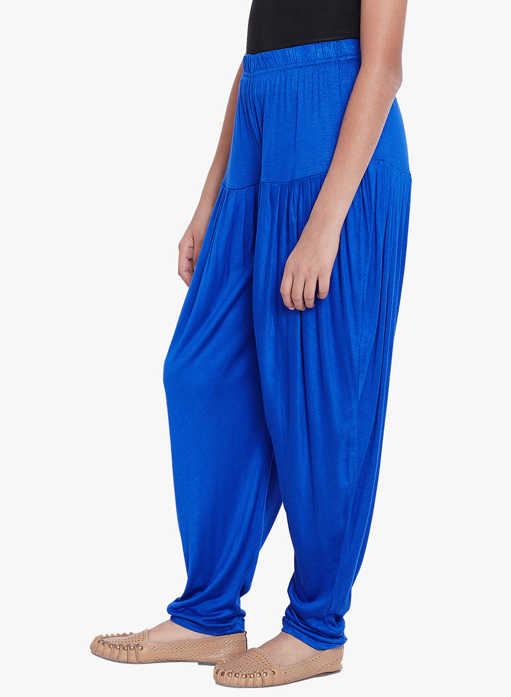 Royal Blue Viscose Dhoti Pants
