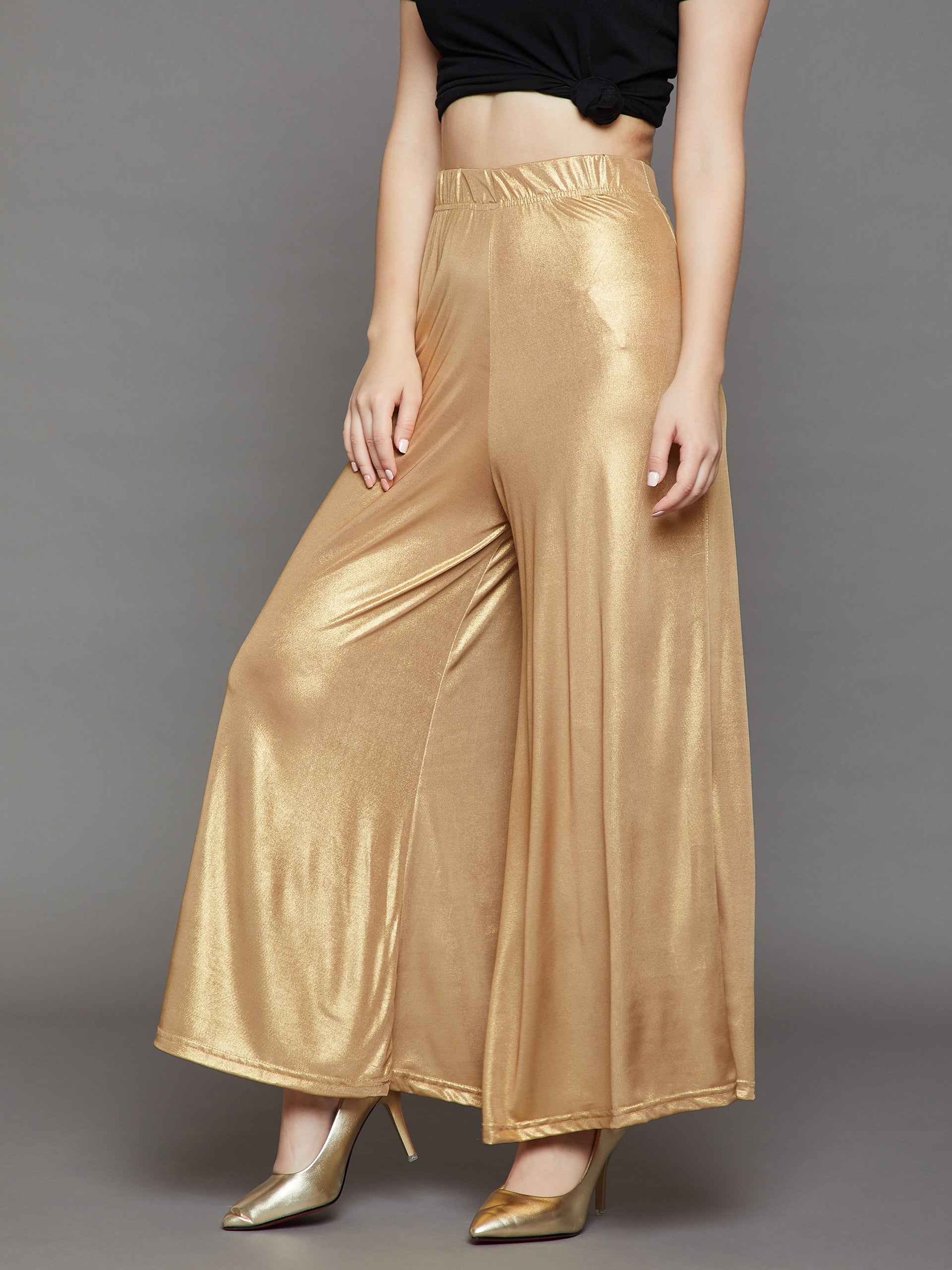 Gold Shimmer Palazzo