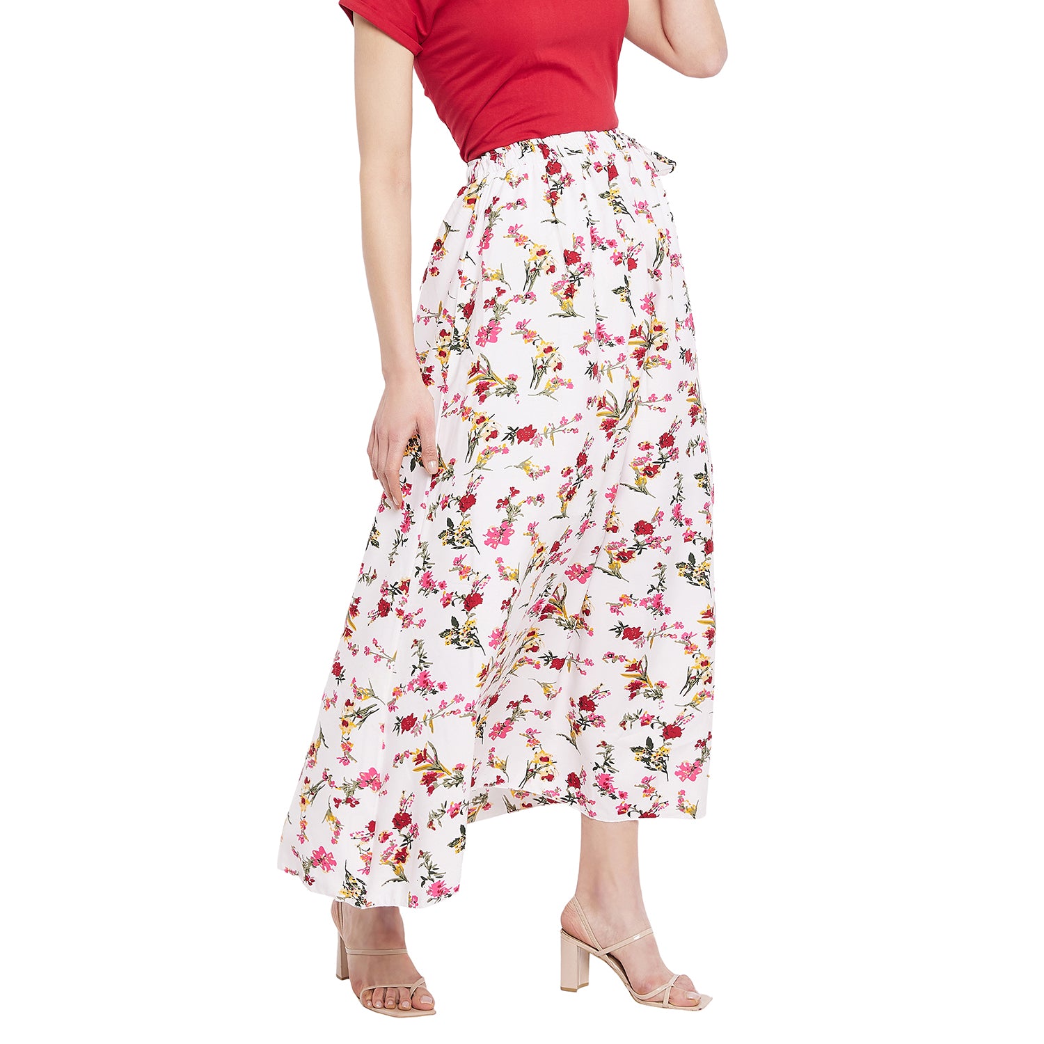 Mixed Floral Skirt