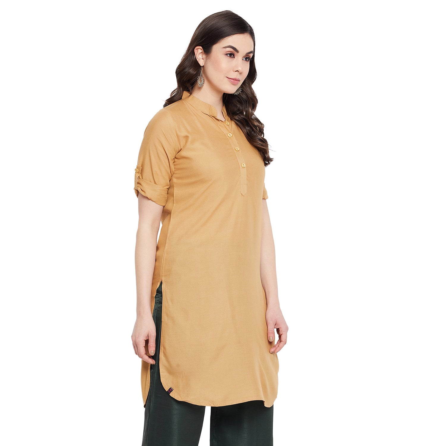 Skin Solid Color Kurti