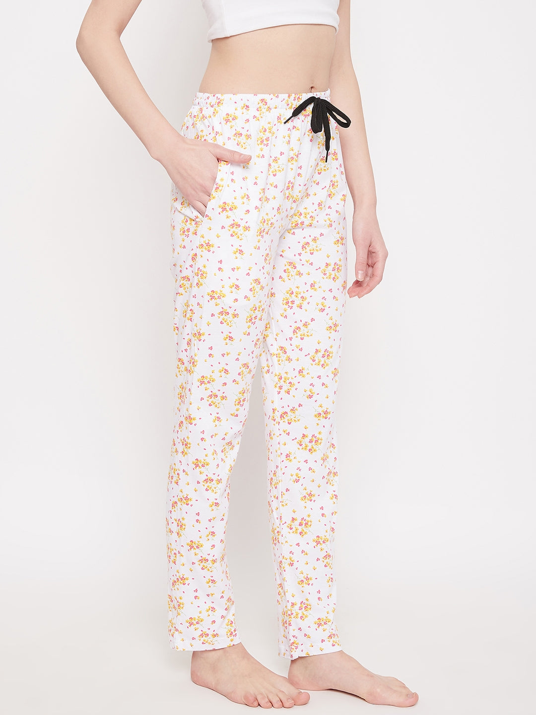 Women's Tiny Floral Printed Pajama