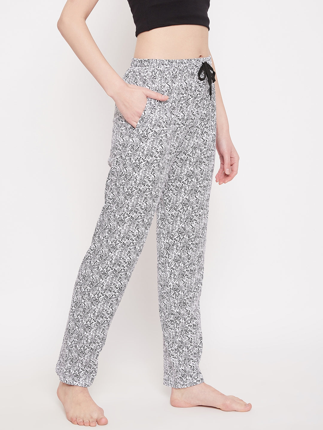 Women's Tiny Floral Printed Pajama