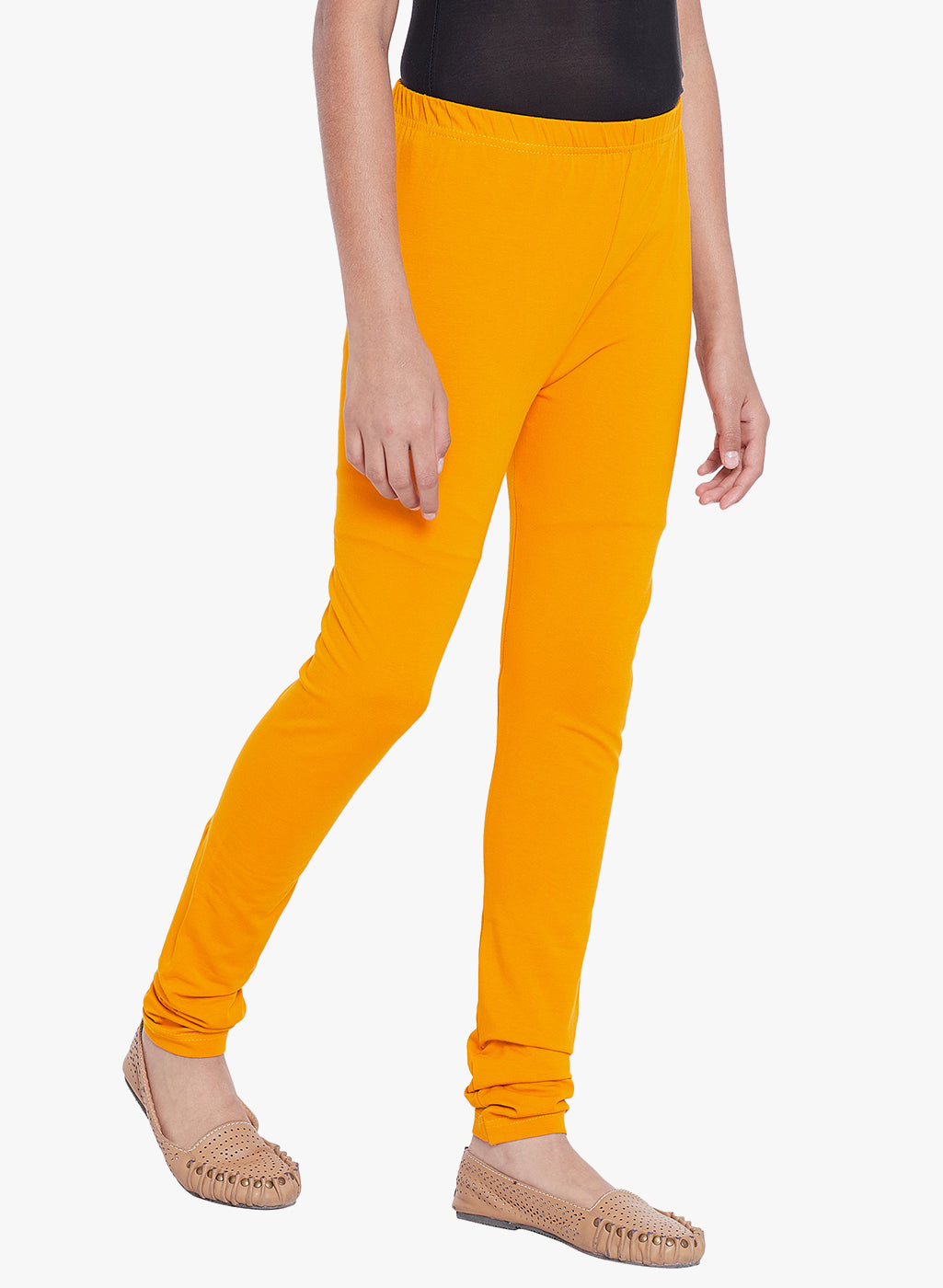 Mango Yellow Colour Leggings