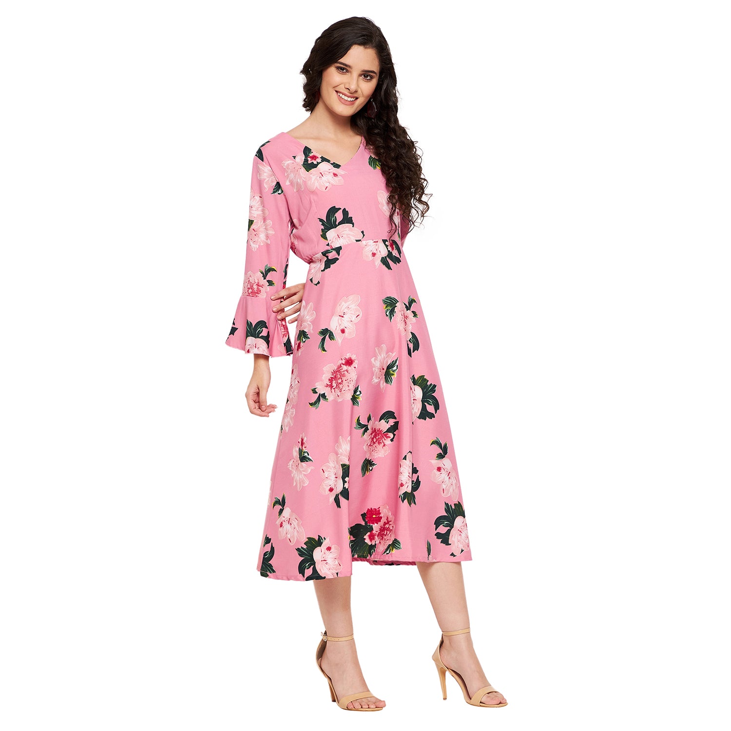 Rosie Floral Midi Dress