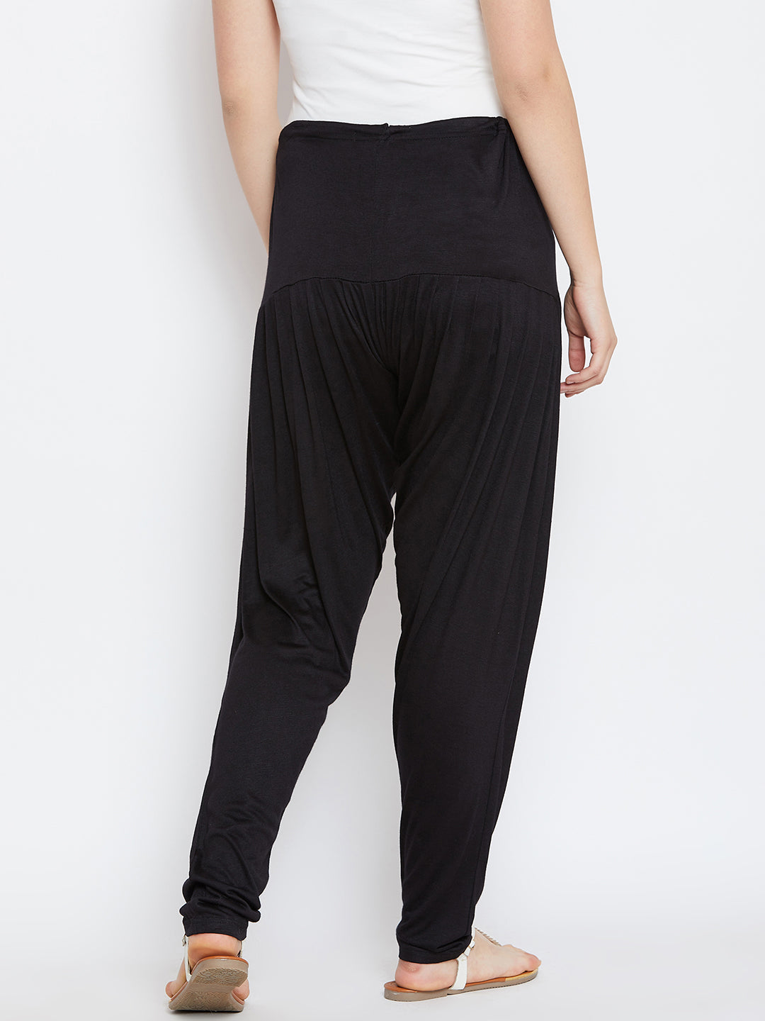 Black Plain Viscose Patiala