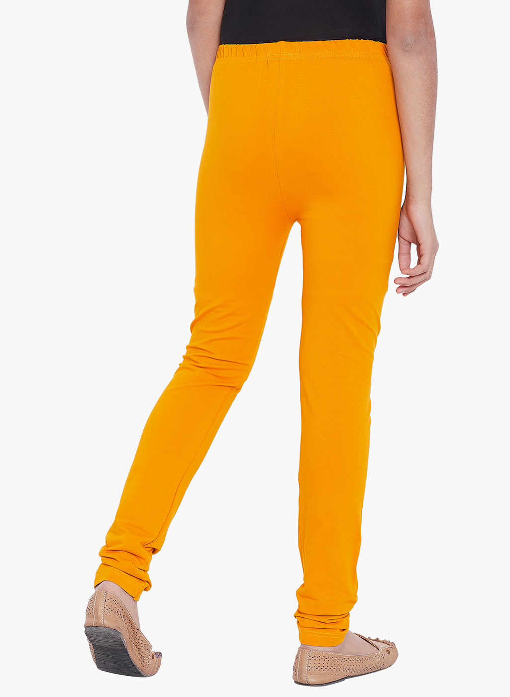 Mango Yellow Colour Leggings
