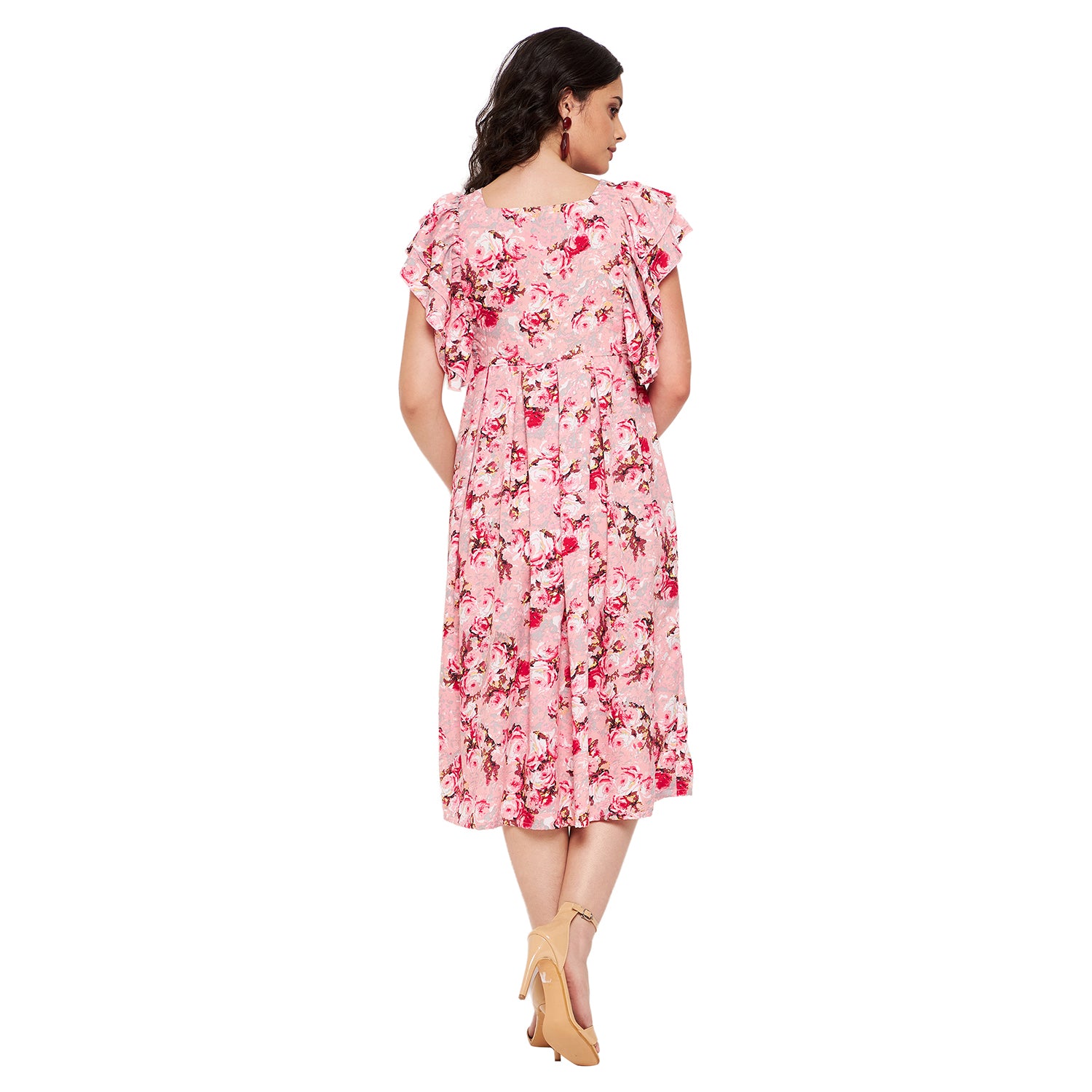 Ruffle Rosie Floral Dress