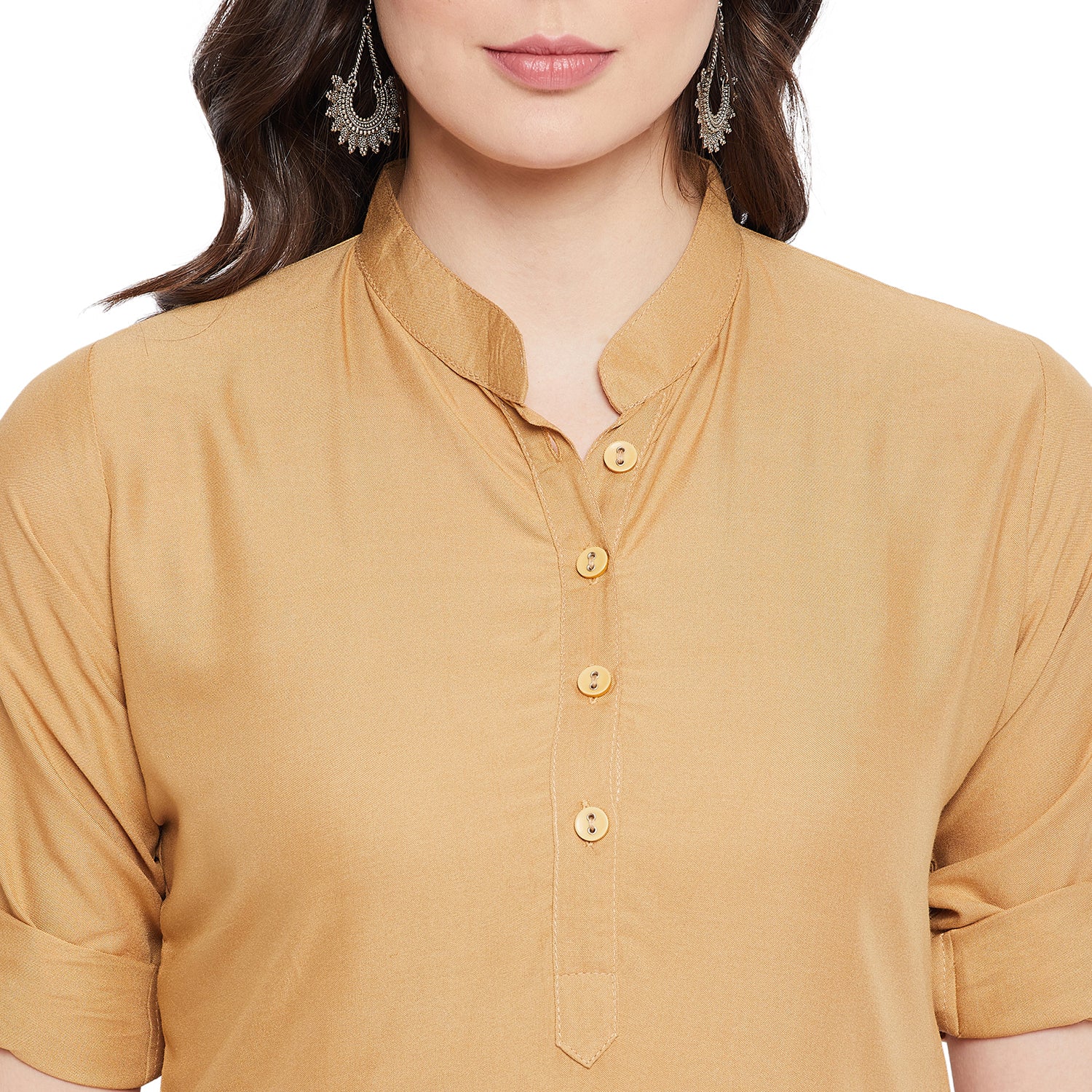 Skin Solid Color Kurti