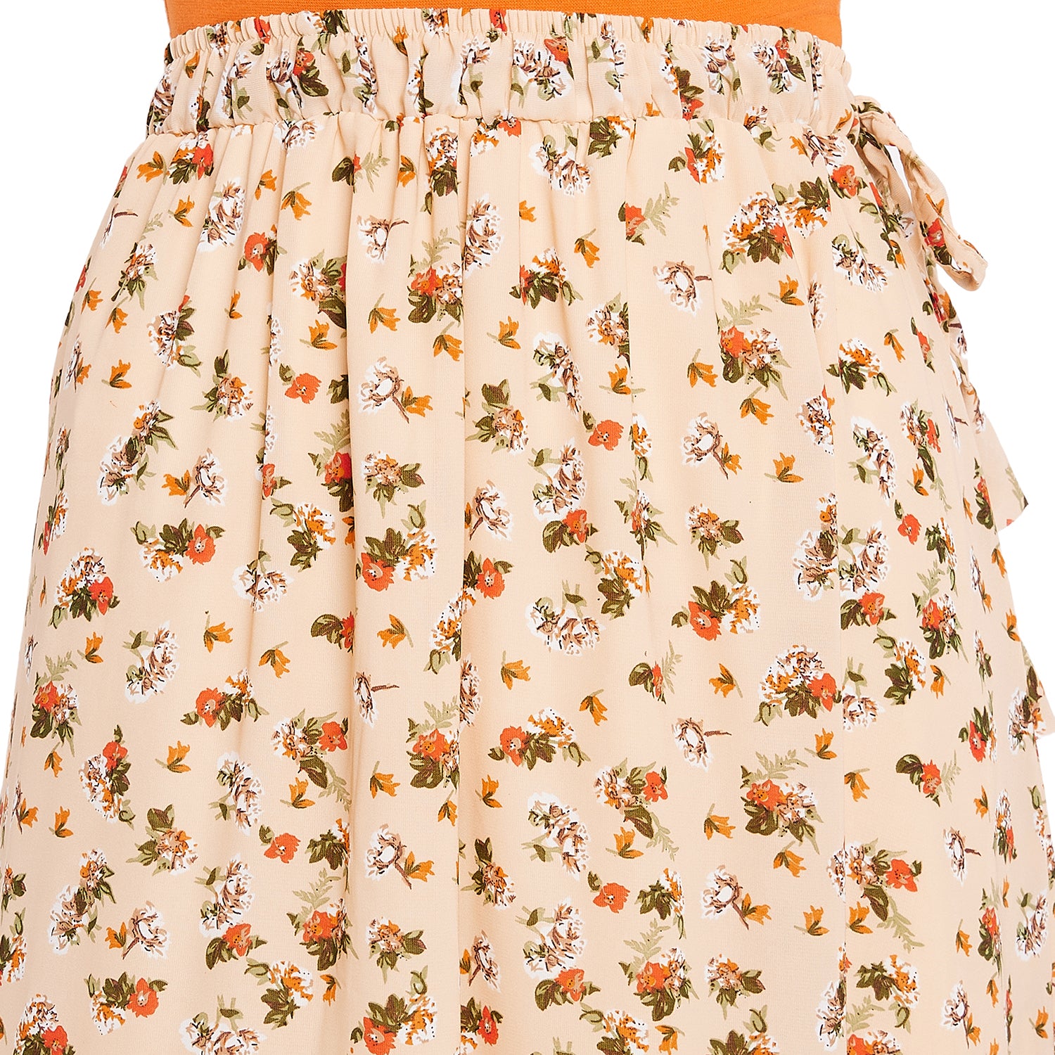 Soft Aesthetic Floral Skirt