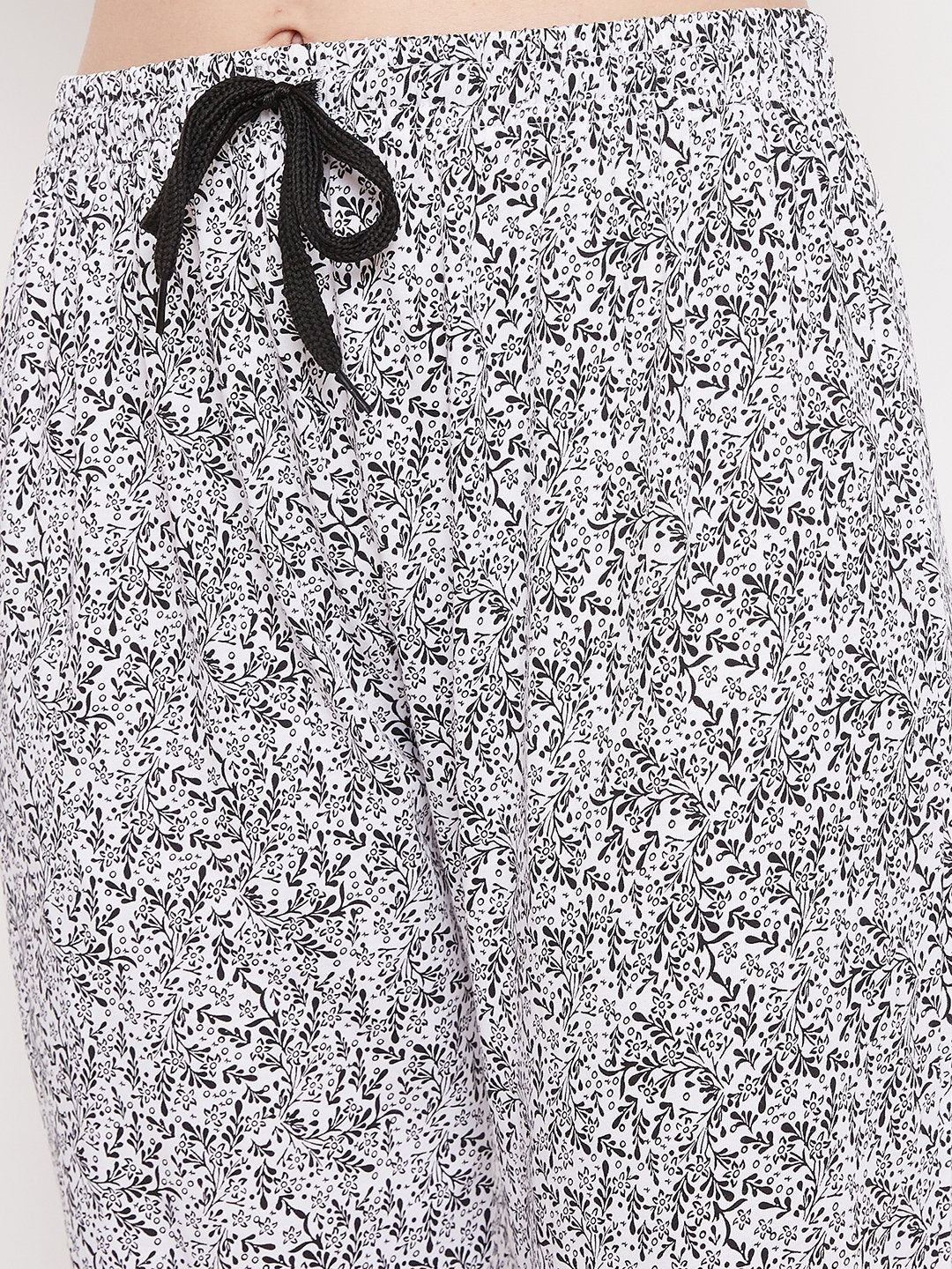 Women's Tiny Floral Printed Pajama