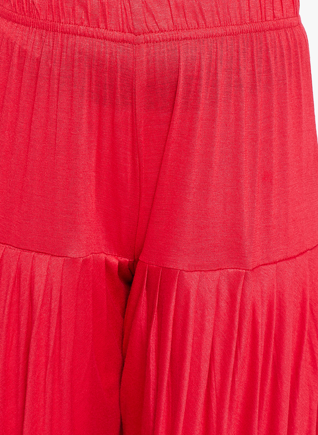 Red Viscose Dhoti Pants