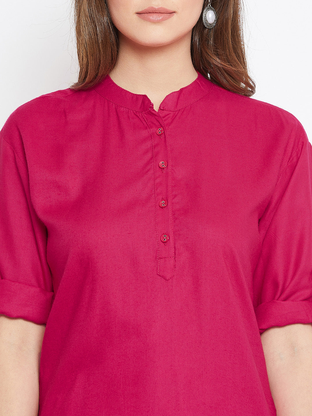 Brush Pattern Patiala with Rani Kurti Set