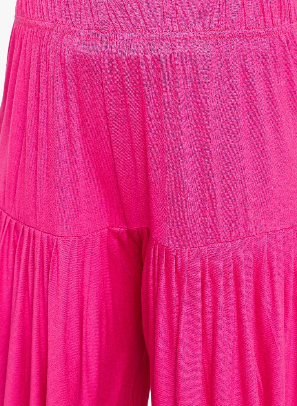 Dark Pink Viscose Dhoti Pants