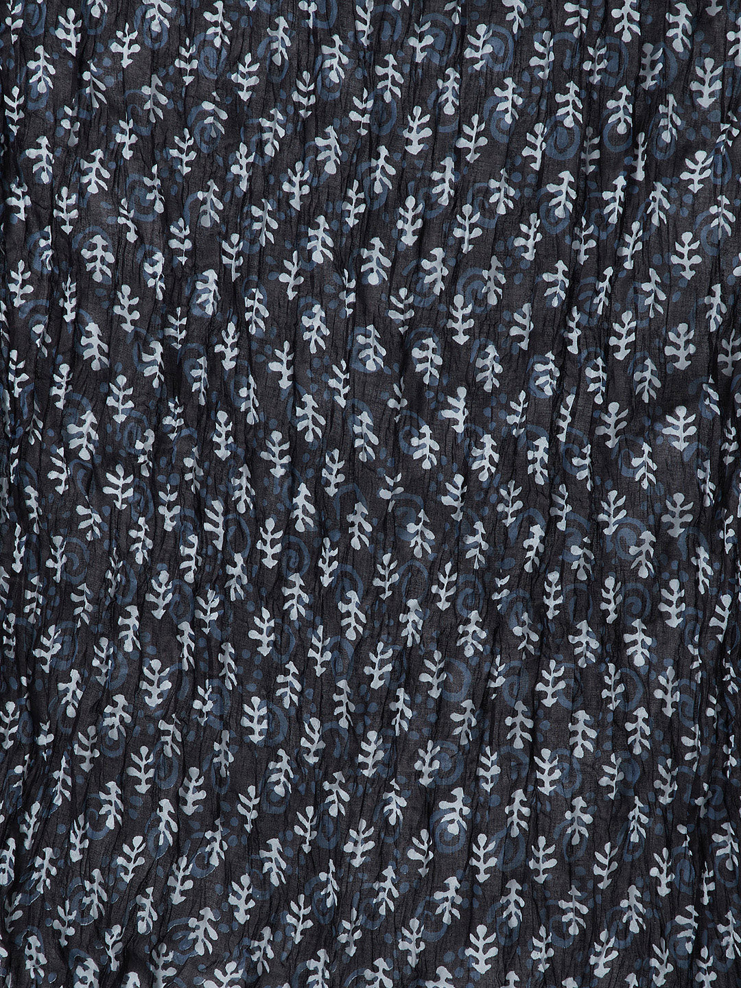 Bakara Leaf Patiala with White Kurti Set