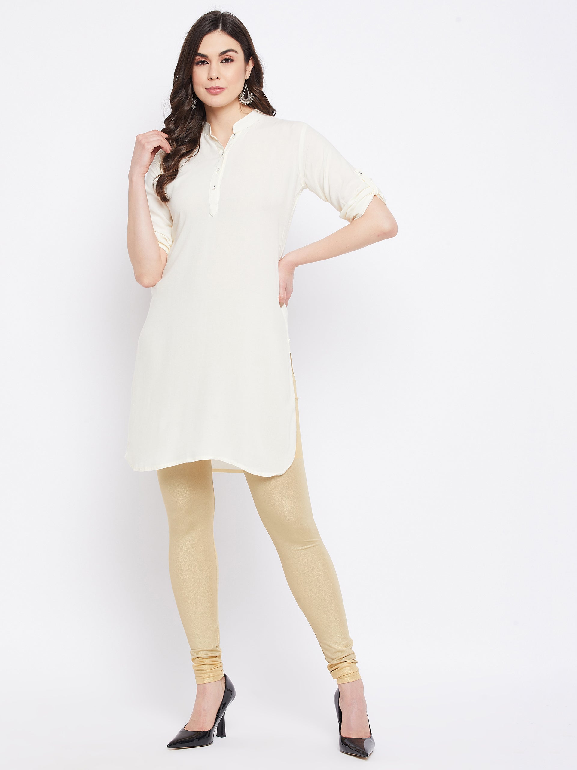 Shimmer Medium Gold Leggings  shimmer leggings gold – The Pajama