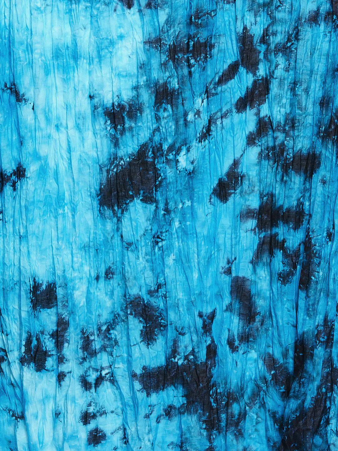 Tie and Dye Print Patiala with Black Kurti Set