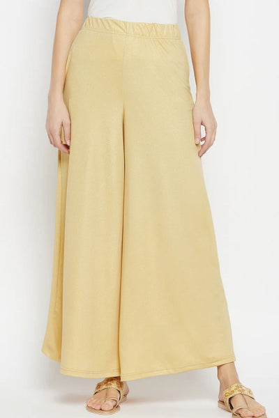 Light Gold Shimmer Palazzo