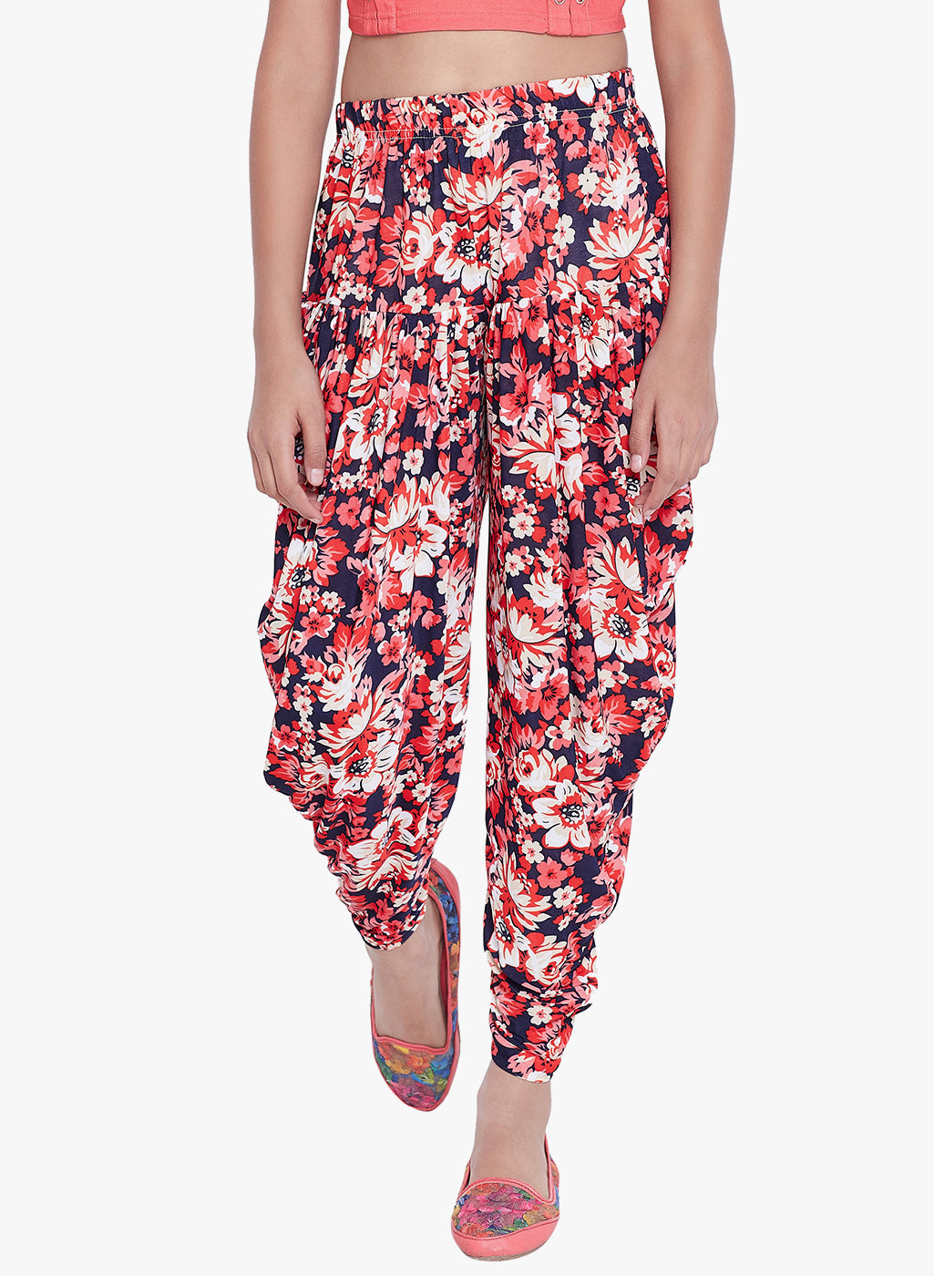 Floral Printed Dhoti 34